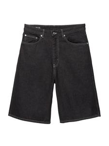 Джинсы с широкими штанинами Pull&Bear, черный