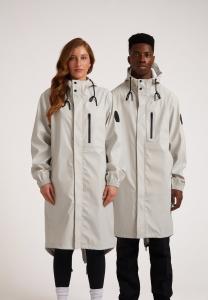 Водонепроницаемая куртка ELEMENTS LONGLINE HOODED RAINCOAT - Parka - stone JACK1T, кремовый