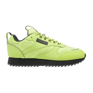 Кроссовки Reebok Wmns Classic Leather Ripple Trail Neon Lime, зеленый