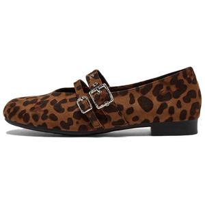 BASTO Туфли Мэри Джейн на блочном каблуке, женские, коричневые