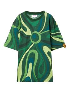 PUCCI футболка Flamed из джерси, зеленый