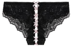 Женские трусы Victoria's Secret, цвет Black (1-bar)