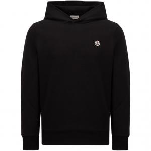 Толстовка с длинными рукавами и логотипом Moncler, черный