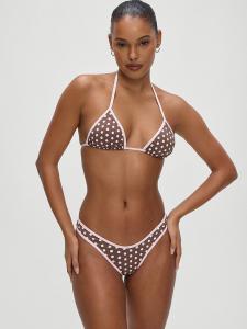 Нижнее белье микро-бикини в стиле «полная луна» Frankies Bikinis, мультиколор