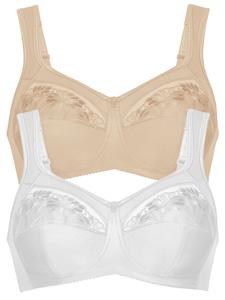 Бюстгальтер без косточек Anita Entlastungs BH Safina, цвет Weiss haut