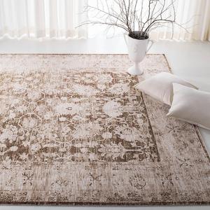 Ковер SAFAVIEH, 275 x 366 см, Vintage Oushak Collection, Ivory & Beige, Oriental Distressed Design, Non-Shedding & Easy Care, идеален для помещений с высокой проходимостью в гостиной, спальне (VOS230A)