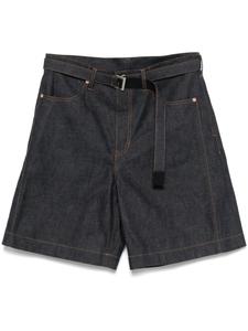 Sacai джинсовые шорты, синий