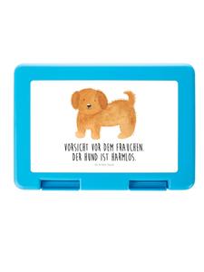 Mr. & Mrs. Panda Ланчбокс в форме собаки с надписью белым цветом