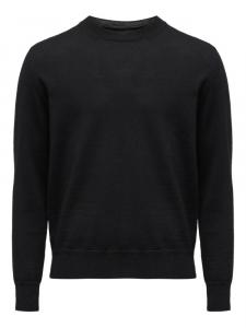 MM6 Maison Margiela свитер с круглым вырезом, черный