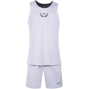 LINING Баскетбольный костюм Unisex Standard White/Black