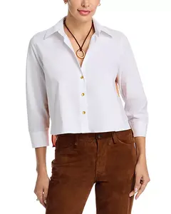 Винтажная рубашка с принтом "Олень" для путешествий L'Agence, мультиколор