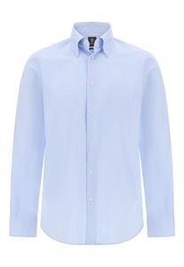 Boggi Milano Рубашка на пуговицах светлого голубого цвета Regular fit