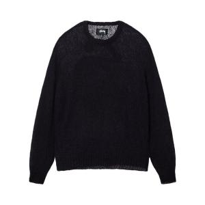 Свитер Stussy Loose Knit 'Black', черный