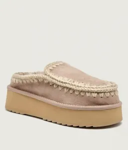 Сандалии-Мюли на платформе Clog Eskimo Mou, розовый