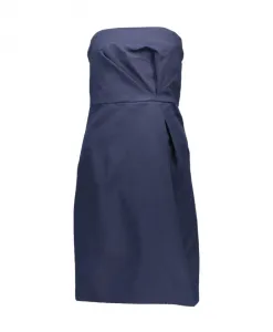 Женское платье из синей хлопчатобумажной ткани Gant, синий