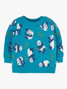 Детский хлопковый джемпер с принтом Frugi, Panda Pals