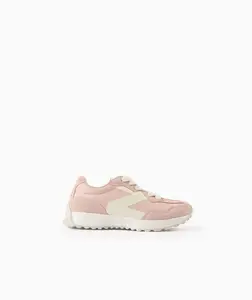 Детские низкие кроссовки с стелькой из латексной пены Zippy, розовый