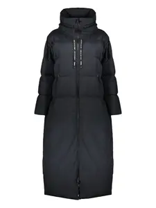 Пальто с капюшоном Herno, черный