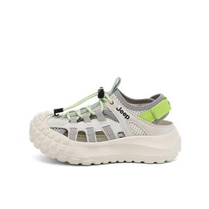 Низкие Детские сандалии Jeep, зеленый/слоновая кость/белый