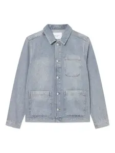 Куртка-рубашка на пуговицах Les Deux, синий