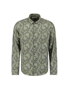 Рубашка на пуговицах классического кроя No Excess, Grey/Mint