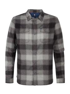 Рубашка на пуговицах Comfort fit Petrol Industries, Black/mottled black