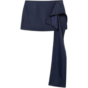 Self-portrait Повседневная юбка мини Women's Navy Blue