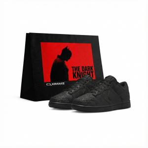 Nike Износостойкие, нескользящие низкие скейтбордистские кроссовки Dunk Black Diamond, унисекс