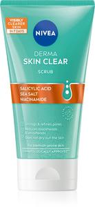 Derma skin clear отшелушивающее очищающее средство для лица Nivea, 150 мл