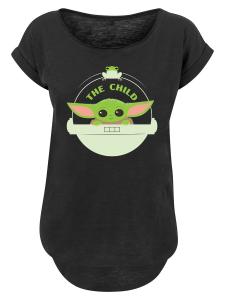 Футболка F4NT4STIC The Mandalorian Baby Yoda The Child Frosch, Black