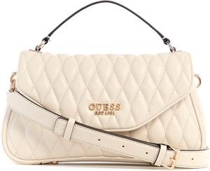 Сумка через плечо GUESS Valla из искусственной кожи, стеганая, Bone
