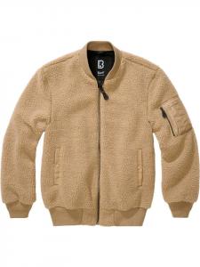 Флисовая куртка MA1 Sherpa Jacket Brandit, коричневый