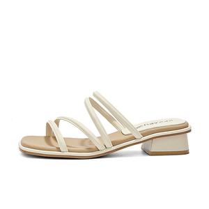 Слипоны KEKAFU женские на платформе 3 см, коричневые