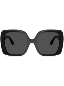 Солнцезащитные очки в квадратной оправе Dolce & Gabbana Eyewear, черный