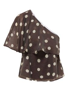 Топ JDY FAY, коричневый