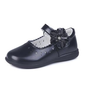 Детские кожаные туфли Kids Moffett, черный