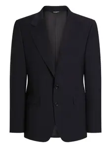 Пиджак на двух пуговицах DOLCE & GABBANA, синий