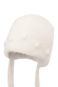 Детская шапка KARLIE из смесовой шерсти Jamiks, бежевый