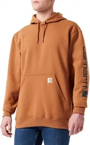 Толстовка Carhartt Loose Fit Midweight с принтом на рукаве