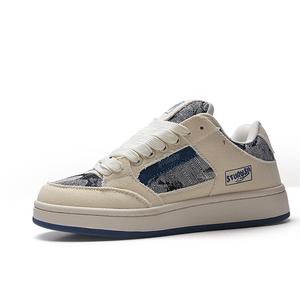 STUR YSN Низкие кроссовки для скейтбординга унисекс, джинсово-синие