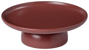 Тарелка для торта Costa Nova, 27x9 см, темно-красный