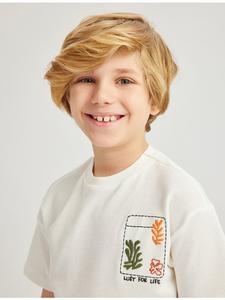 ФУТБОЛКА SS цвета экрю KOTON