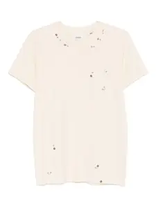 Футболка Yezra с отделкой ISABEL MARANT, нейтральный