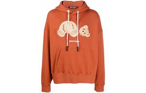 Толстовка с капюшоном «Медведь» Palm Angels, коричневый