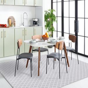 Ковер SAFAVIEH, 183 x 183 см, Montauk Collection Round, Light Grey & Ivory, Bohemian Design, идеален для помещений с высокой проходимостью в гостиной, спальне и столовой (MTK706G-6R)