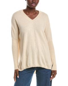 Бродди Кэшмир Мисс Далия Кашемировый свитер Brodie Cashmere, белый