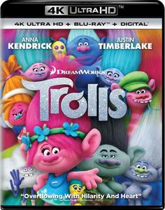 Диск Blu-ray Trolls [2016] (4K Ultra HD)