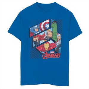 Футболка с графическими панелями Marvel Avengers для мальчиков 8–20 лет Licensed Character