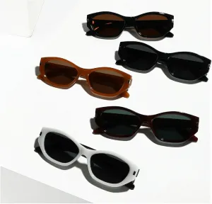 Ретро-солнцезащитные очки «кошачий глаз» для женщин с градиентным переходом цвета, модные солнцезащитные очки для мужчин, солнцезащитные очки UV400 Melrose, Brown