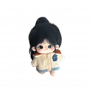 Мягкая плюшевая кукла из хлопка, 20 см Jinnew, Hard To Pacify+Zip Closure Coat Clothing